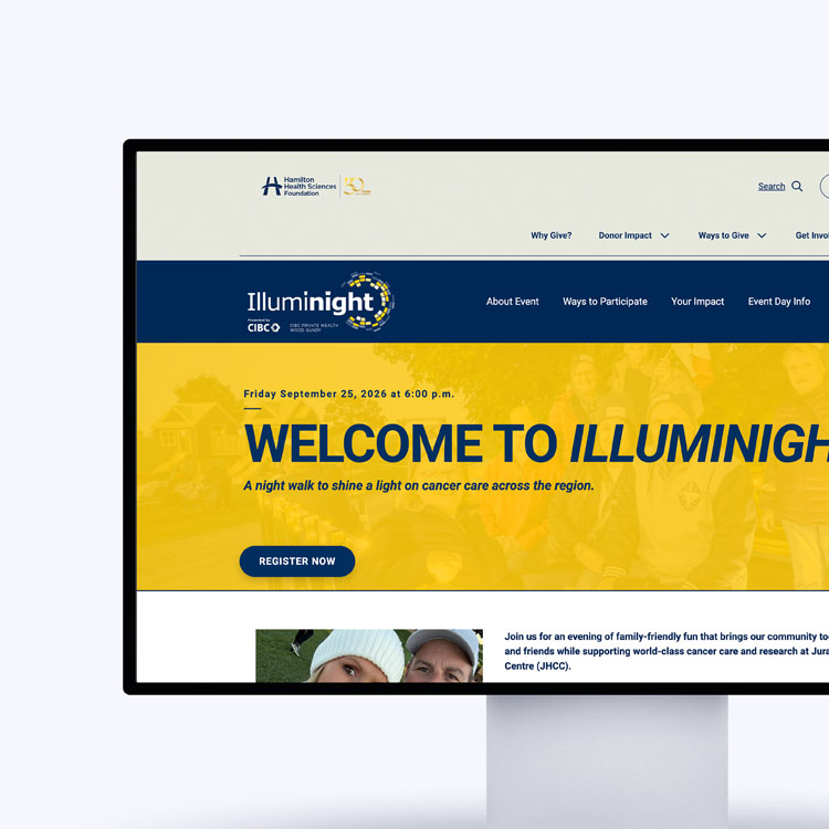 Hamilton Health Sciences Foundation Website Redesign
