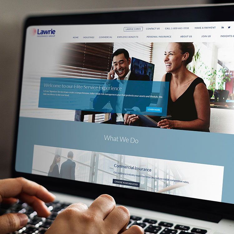 Lawrie Insurance Group Website Redesign
