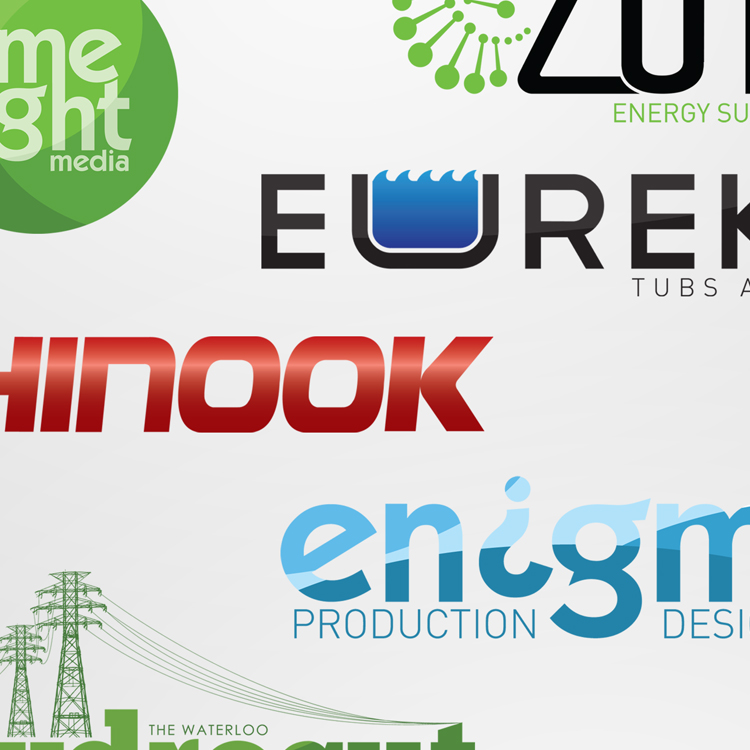 Collection of logo design and identity marks